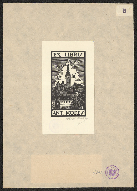 Vláďa Bořek (vl. jm. Antonín Kodeš) – Ant. Kodeš 