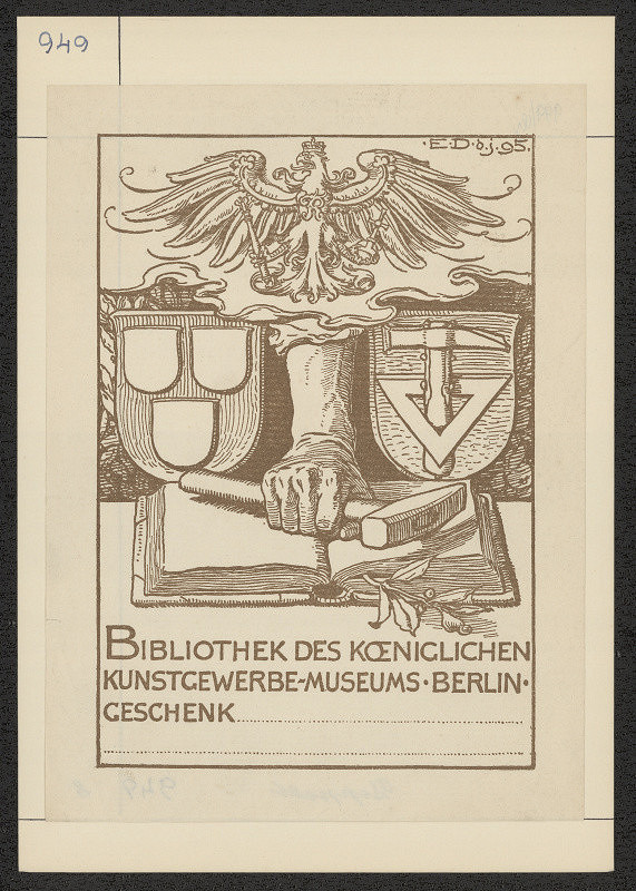 Emil Doepler der jüngere – Bibliothek des koeniglichen Kunstgewerbe - Museums Berlin 