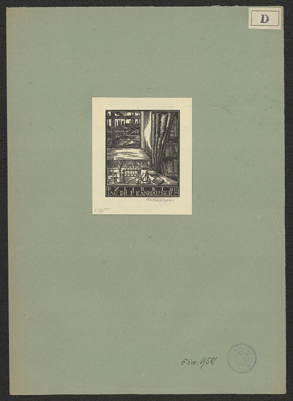 Antonín Doležal – Ing. Dr. F. Kanhäuser 