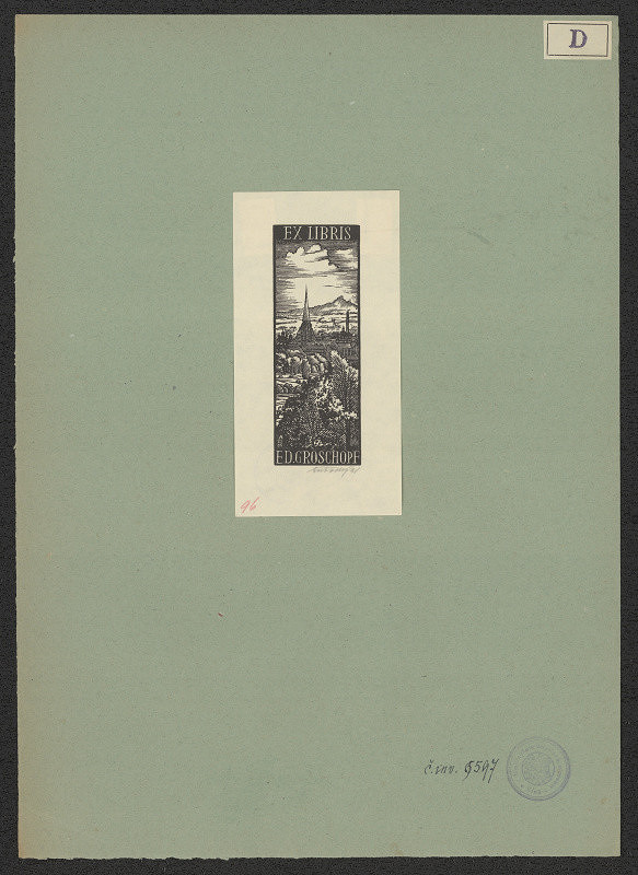 Antonín Doležal – Ed. Groschopf 