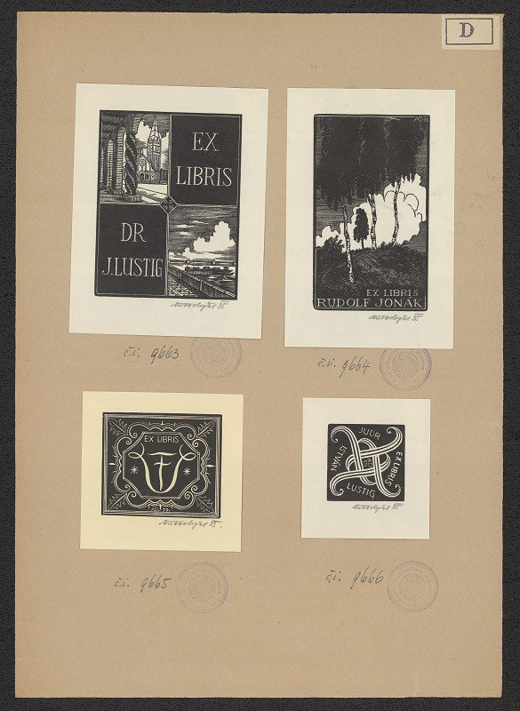 Antonín Doležal – Dr. J. Lustig 