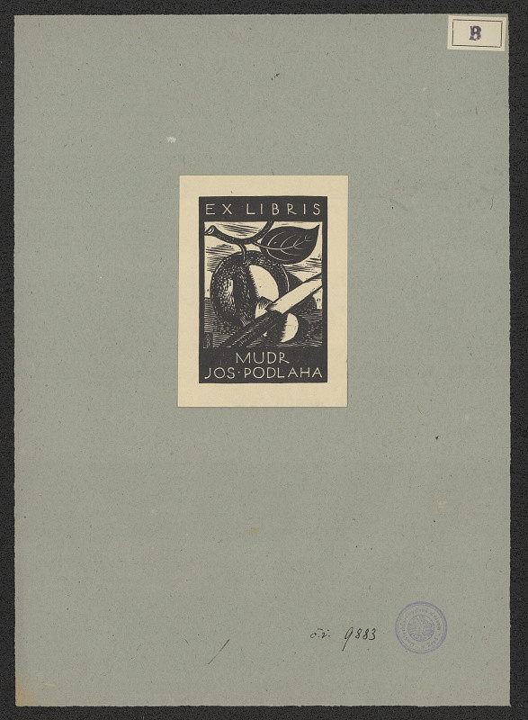 Antonín Burka – MUDr. Josef Podlaha 