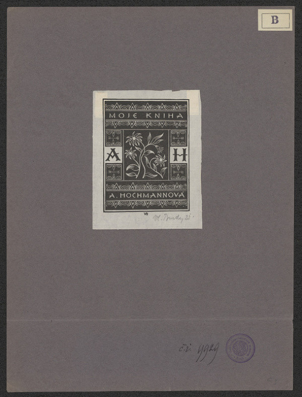 Vladislav Burda – Ada Hochmannová 