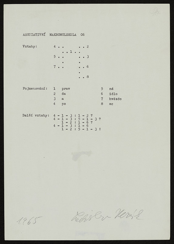 Ladislav Novák – Asociativní makromolekula 06 