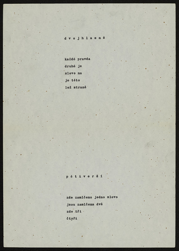 Karel Vratislav Novák – Dvojhlasně 