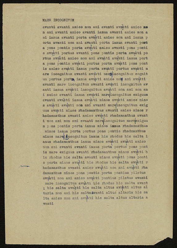 Ladislav Novák – MARE INCOGNITUM 