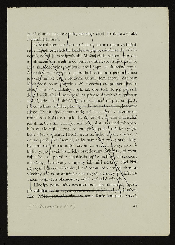 Pavel Rudolf – Komentář (Interpretovaná strana knihy) 