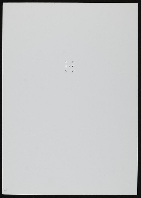 Pavel Rudolf – Letters 7 