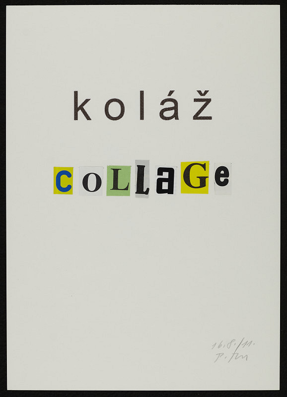 Pavel Rudolf – koláž collage 
