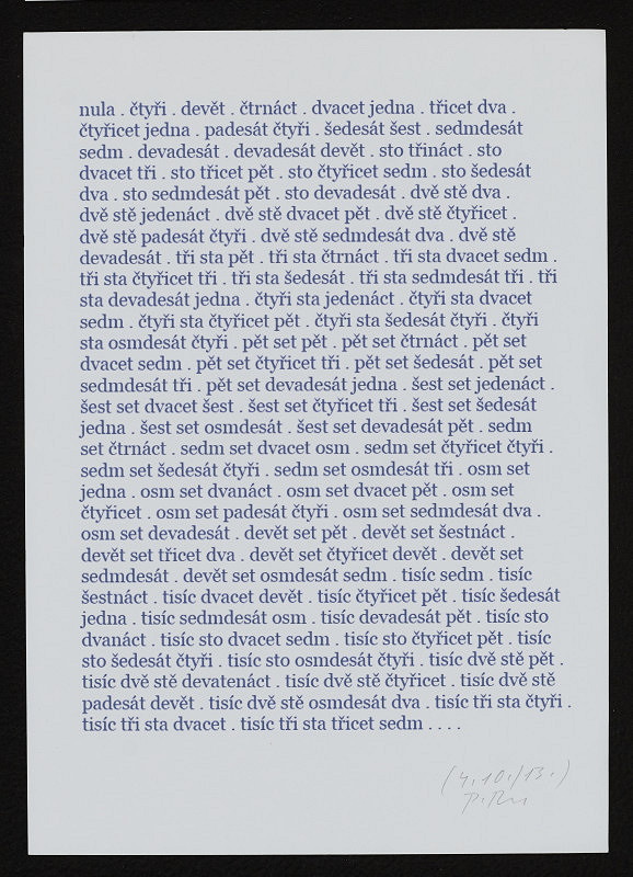 Pavel Rudolf – Postupné sčítání 
