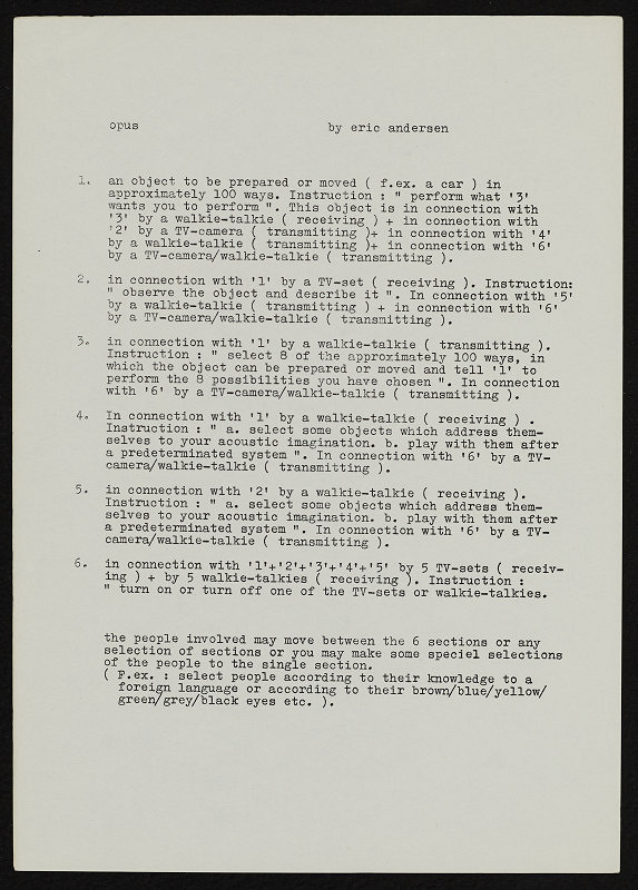 Eric Andersen – Opus 