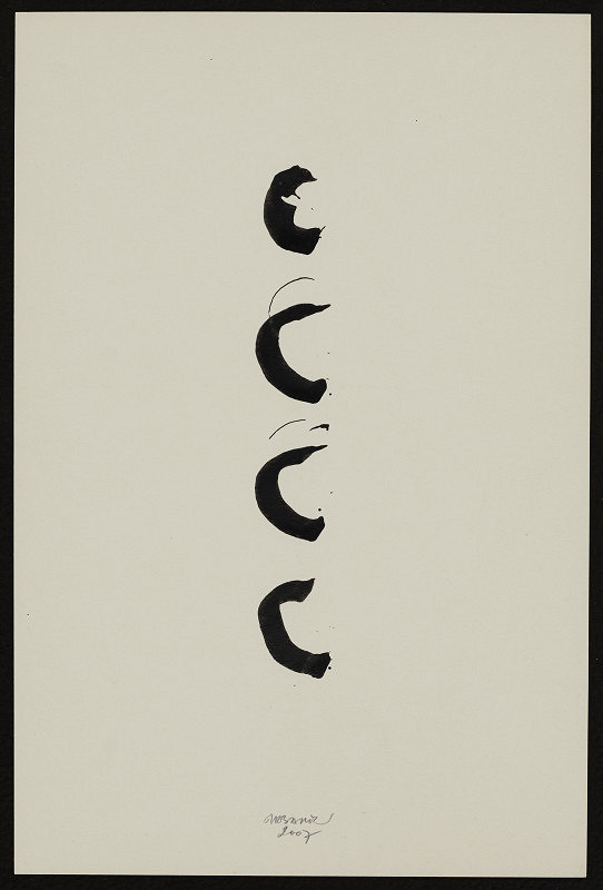 Dušan Urbaník – Kresba rostlinným stvolem / Princip opakování 