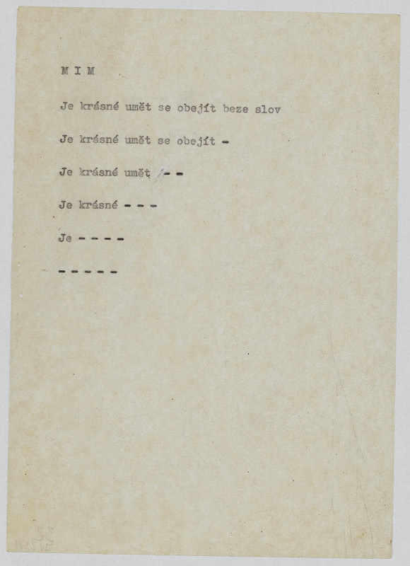 Eduard Ovčáček – Mim 