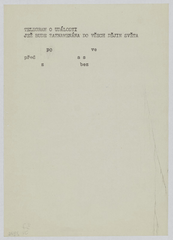 Eduard Ovčáček – Telegram o události