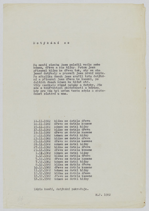 Marian Palla – Dotýkání se 