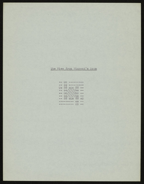 Ladislav Nebeský – The View from  Vincent´s Room 