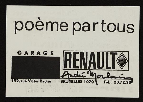 André Morlain – Poeme Par Tous 