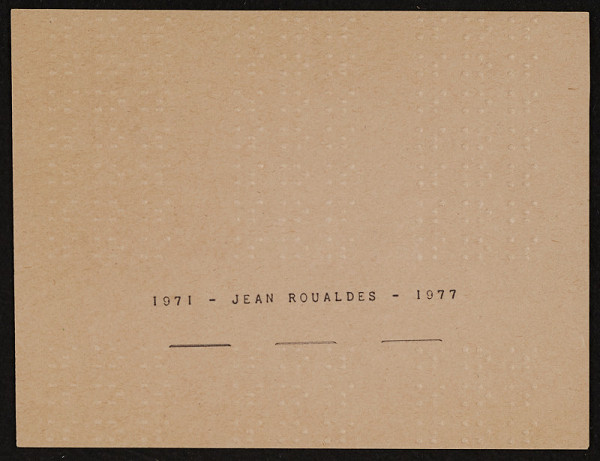 Jean Roualdes – Bez názvu 