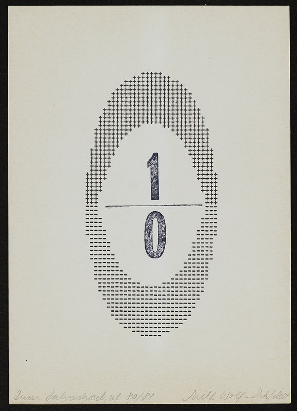 Ruth Wolf-Rehfeldt – Zum Jahresweschel 80/81 