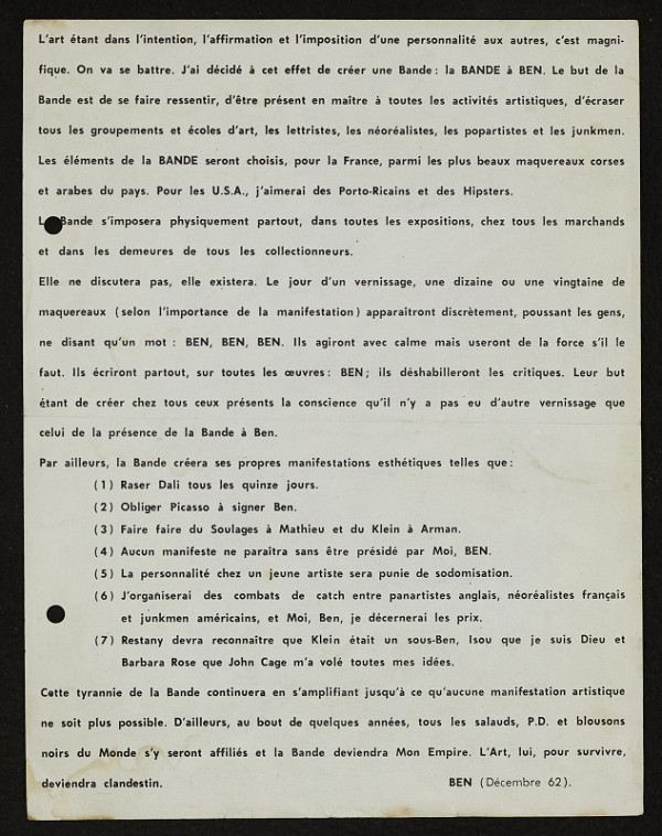 Benjamin Vautier – Bez názvu 