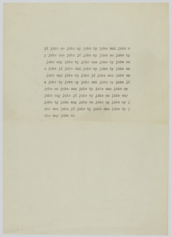 Jiří Valoch – Bez názvu 