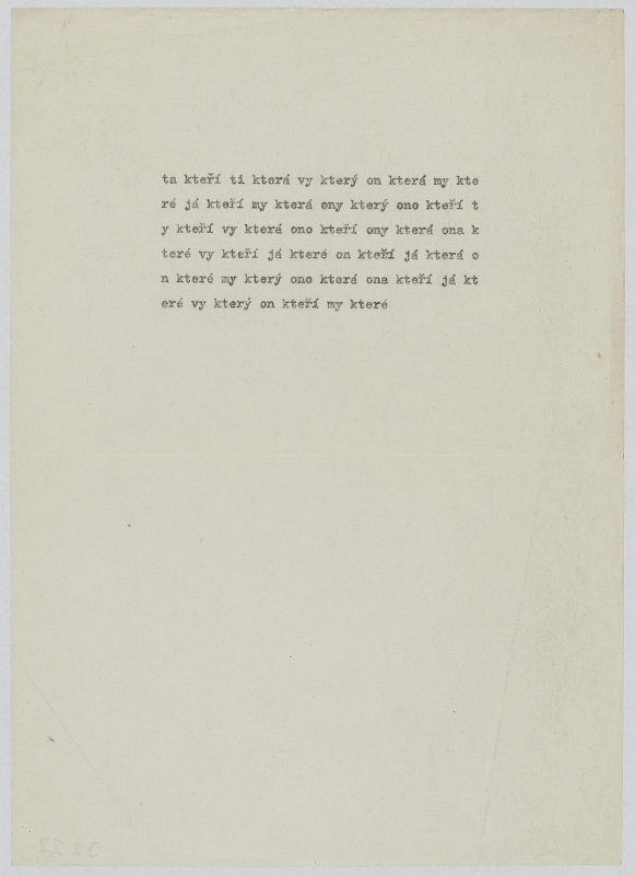 Jiří Valoch – Bez názvu 