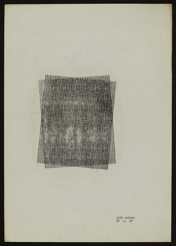 Jiří Valoch – Optical poem (ze souboru nine optical poems) 