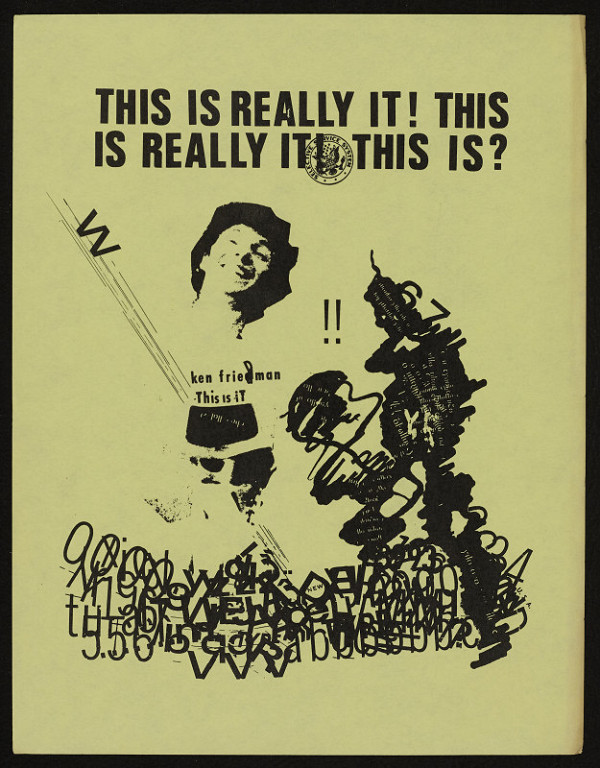 Ken Friedman – This is really it! 