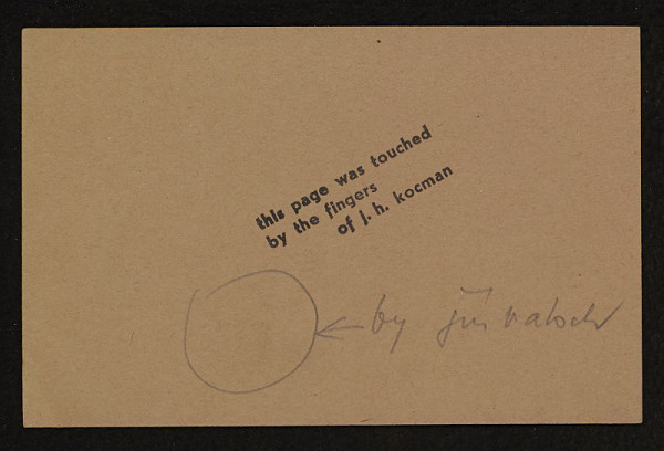 Jiří Valoch – This page was touched by… 