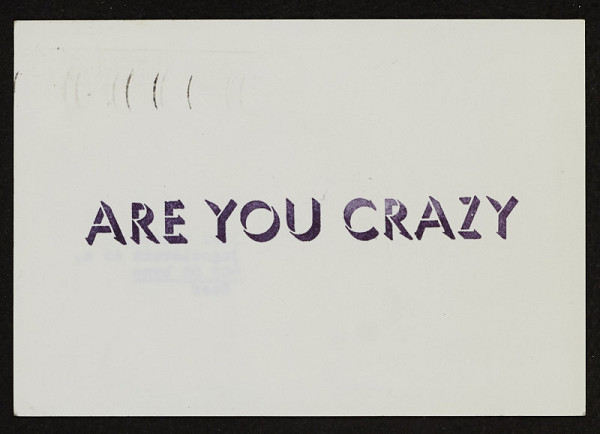 Peter van Beveren – Bez názvu (mail artová pohlednice, Institute for Beauty Centre) 