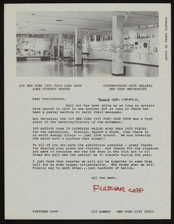 Fletcher Copp – 1st New York City Post Card Show 