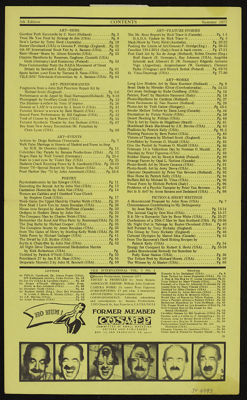 Anna Banana – Pre Publication Offer, Magazine Vile 5, Banana Productions 