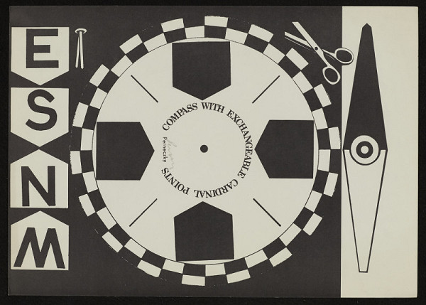Géza Perneczky – Compass With Exchangeable Cardinal Points 