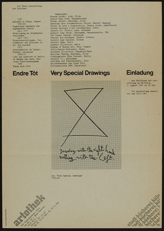 Endre Tót – Very Special Drawings 