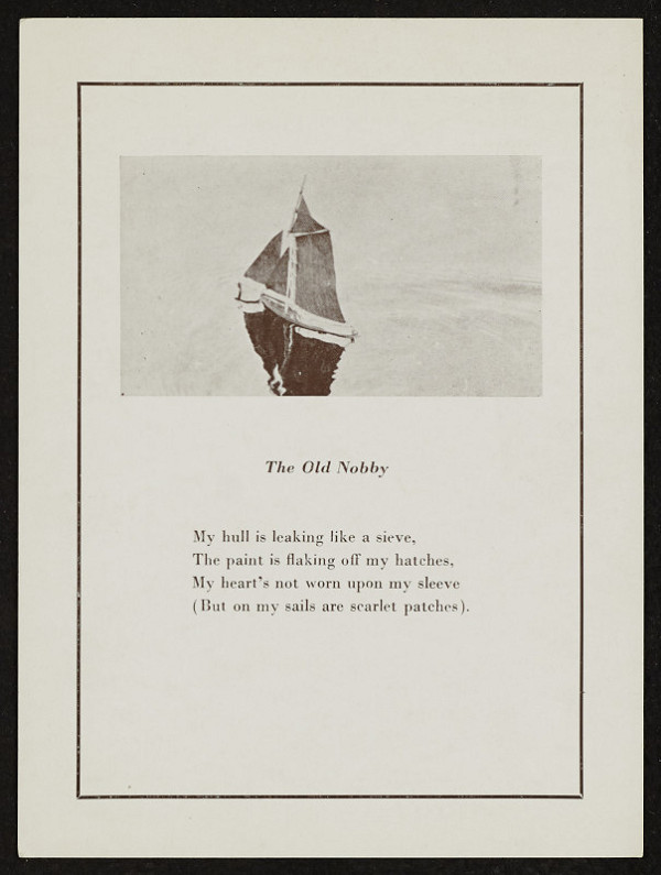 Ian Hamilton Finlay – From "A Mast of Hankies" 