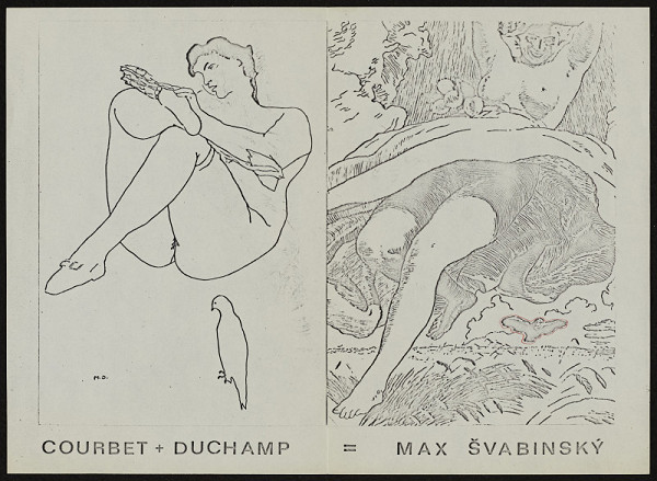 Jaroslav Anděl – Courbet + Duchmap = Max Švabinský (PF1977) 