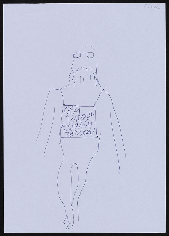 Milan Knižák – portrét Jiřího Valocha 