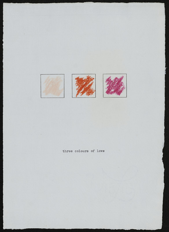 Jiří Valoch – three colours of love 