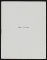 Jiří Valoch – Landscape 