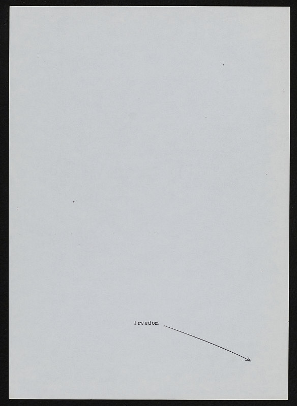 Jiří Valoch – bez názvu (freedom) 