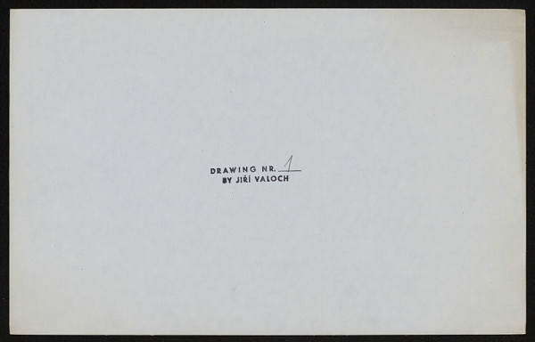 Jiří Valoch – skica 