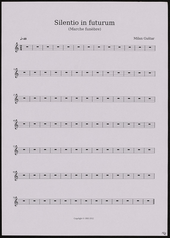 Milan Guštar – Slento in futurum 