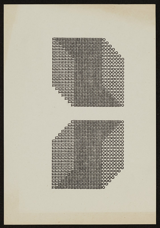 Ruth Wolf-Rehfeldt – Typewritings - Zeichenräume