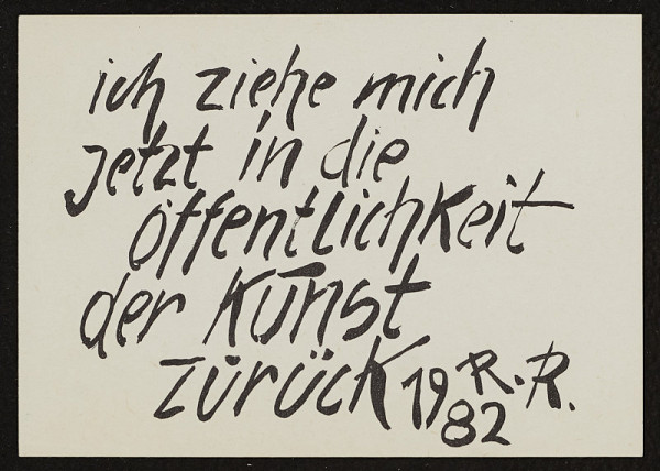 Robert Rehfeldt – Mai art service card 