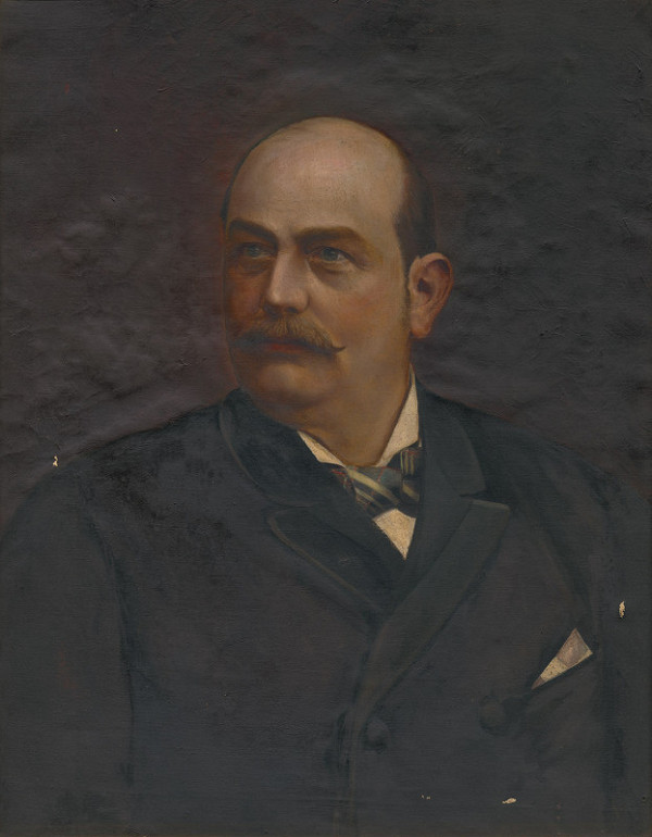 Neznámy autor – Portrét Viléma Haunera, předseda Měšťanského bratrstva pražských výčepníků 