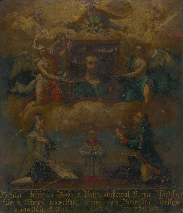 Neznámy autor – Votivní obraz s Chrudimským Salvátorem 