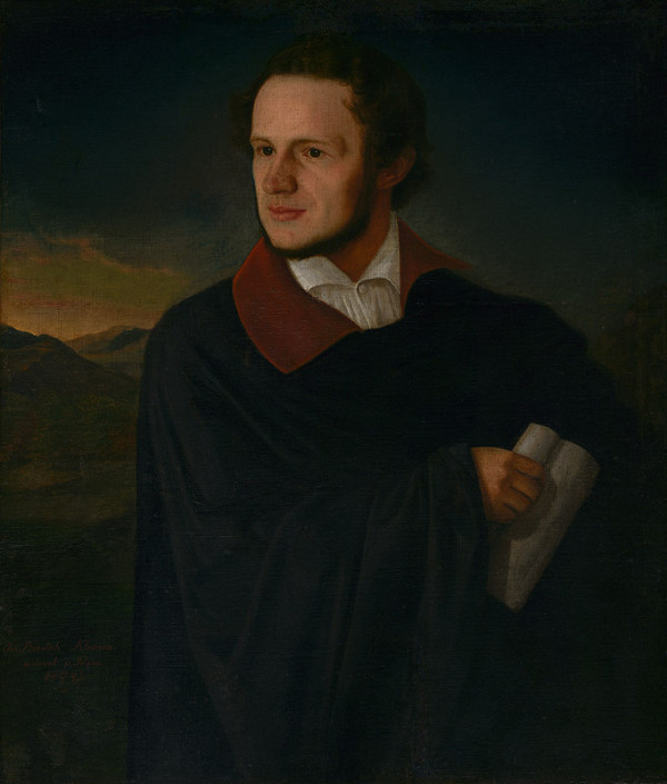 Josef Božetěch Klemens – Portrét spisovatele Františka Jaromíra Rubeše 