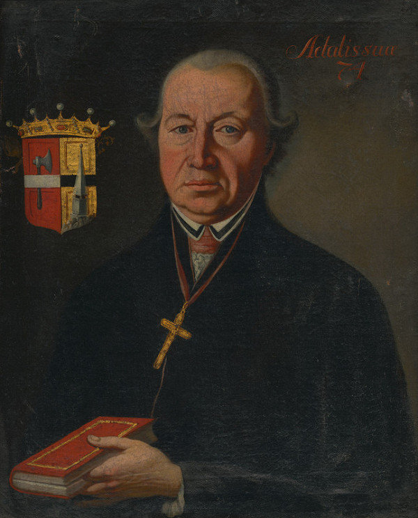 Neznámy autor – Portrét Václava Vojtěcha Heritese, kanovníka u sv. Víta 