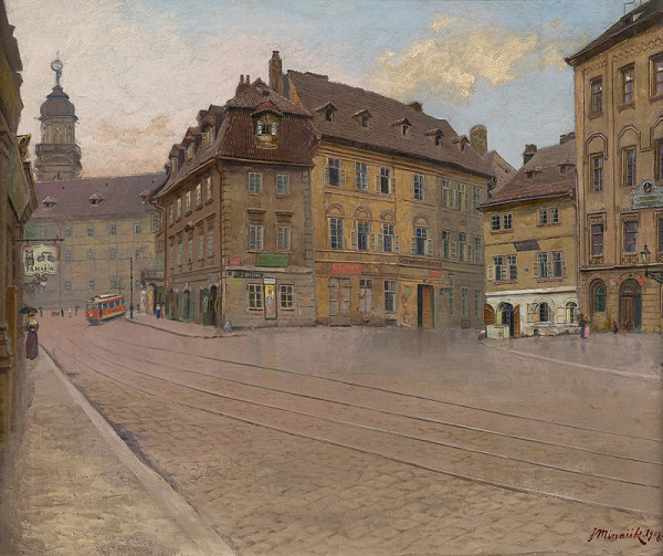 Jan Minařík – Linhartské náměstí od východu 