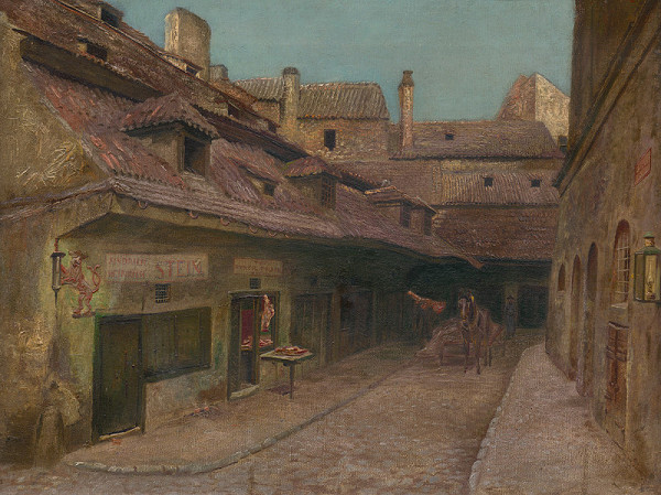 Jan Minařík – Pohled do Masařské ulice 